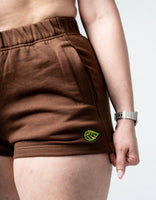 Women’s Earth Brown Lounge Shorts