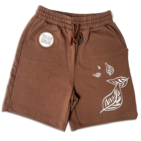Earth Brown Codedleaf shorts